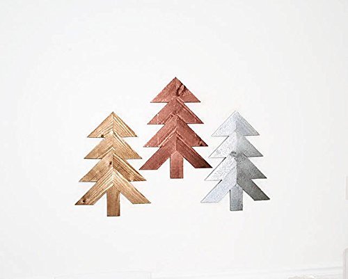 Amazon.com: Wood Chevron Trees, 3 pc Set, Wooden Christmas Tree .