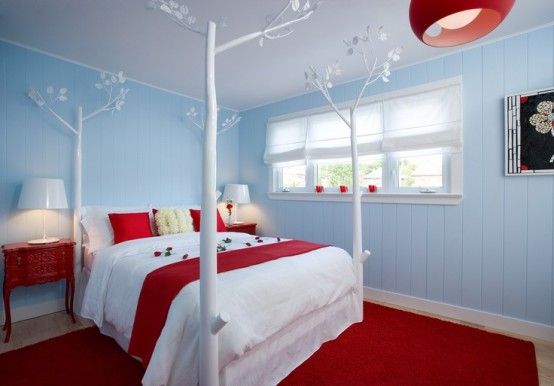 Red Accents In Bedrooms – 34 Stylish Ideas | Red accent bedroom .