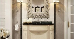 Coco Chanel Inspired Bathroom Decor | Elegant bathroom design .