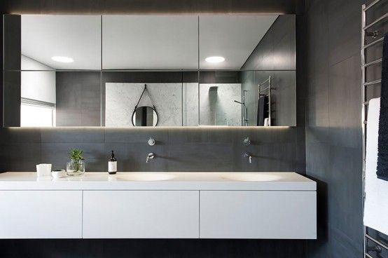 Refined Yet Minimalist Bathroom Design With Greenery | Интерьер .