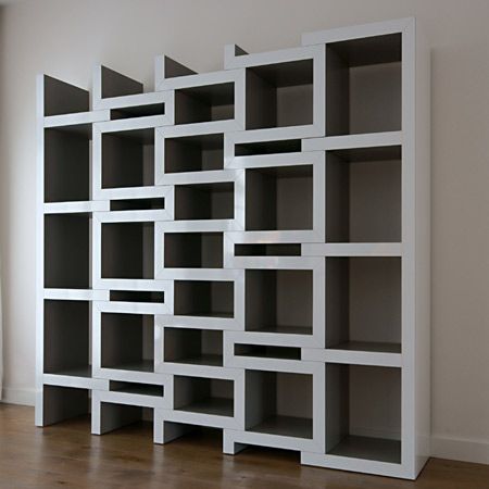 Called REK, this extendable bookcase (designed by Renier de Jongh .