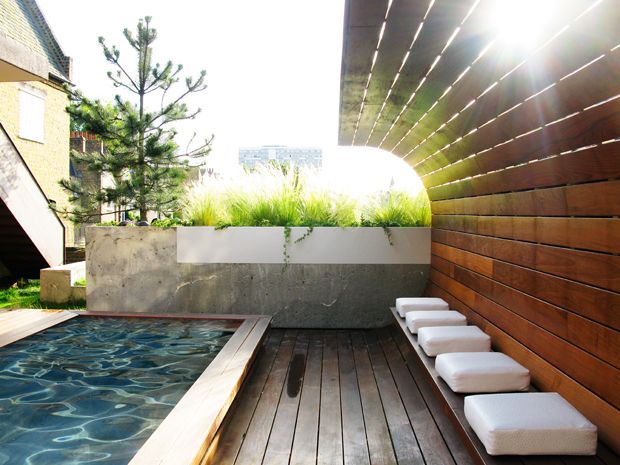 Roof tops | Garden design, Modern landscaping, Rooftop desi