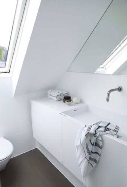 67 Relaxing Scandinavian Bathroom Designs | Minimalist bathroom .