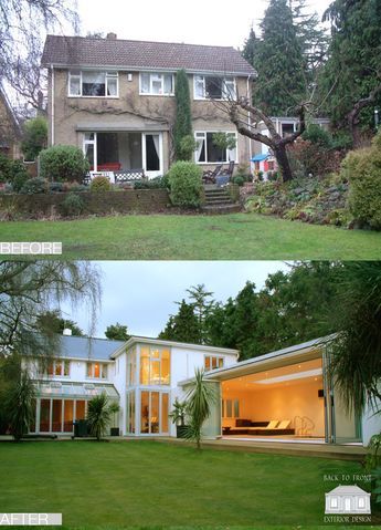 1960's exterior transformation by Back to Front Exterior Design .