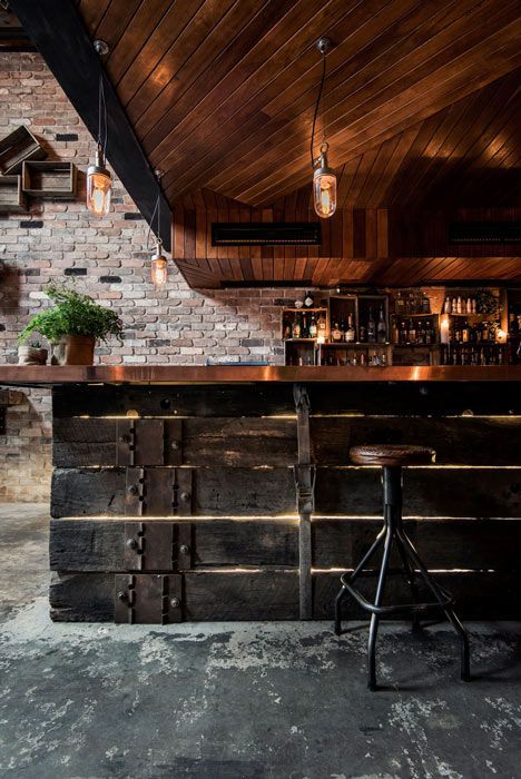 Rustic Atmospheric Bars | Restaurant interior, Bar interior, Bars .