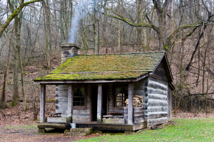 Log Cabin, Cabin, Hillbilly, Forest, Log, Appalachian Mountains .