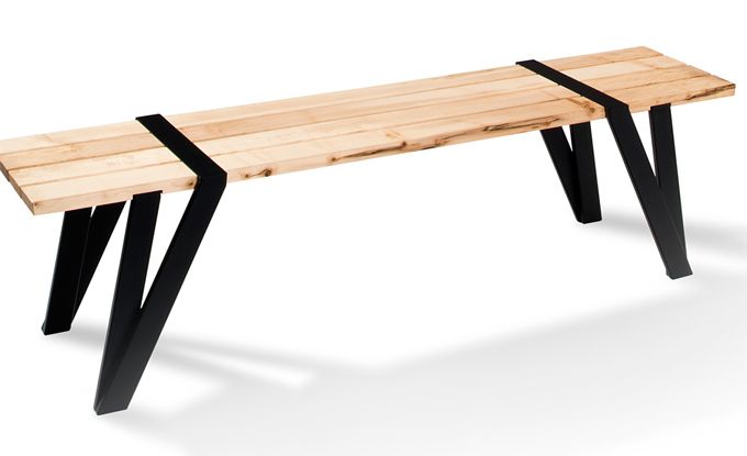 Beautiful Simple Dining Table And Bench By Manuel Welsky | Mesa .