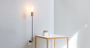 Smart Wall Lamp With Industrial Design: Wald Plug Lamp - DigsDi
