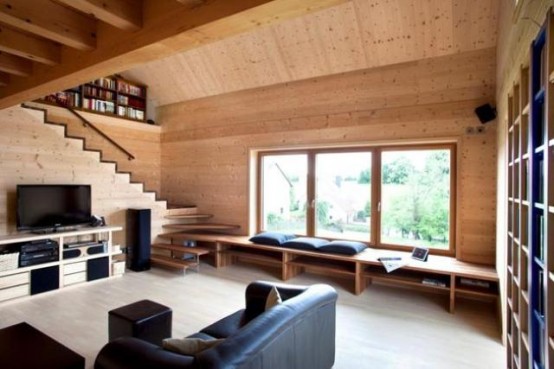 Smart Wooden House Built With Beech Wood Plugs - DigsDi