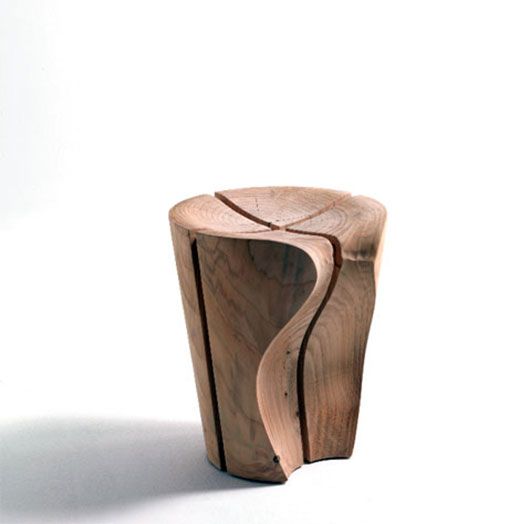 Delta stool by Karim Rashid | Live edge wood furniture, Stool .
