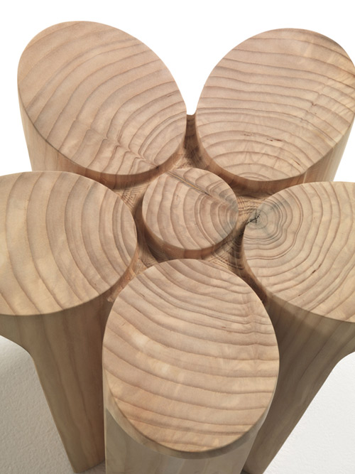 Solid Wood Stools by Karim Rashid for Riva19