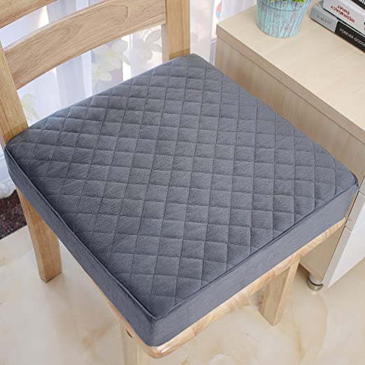 Amazon.com: COMFORTANZA Chair Seat Cushion - 16x16x3 Inches Pure .