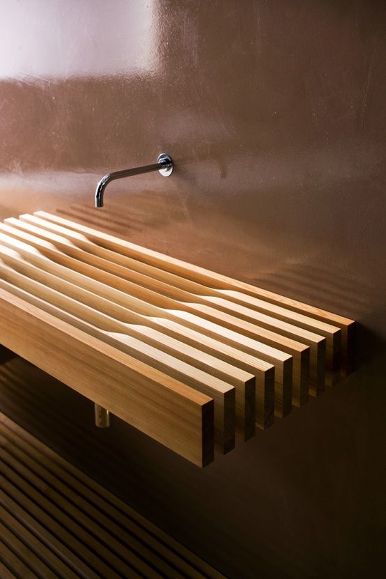 45 Stylish And Cozy Wooden Bathroom Designs | Wooden bathroom .