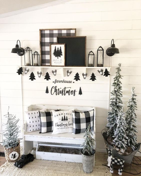 50 Black and White Christmas Decoration Ideas to Create an .