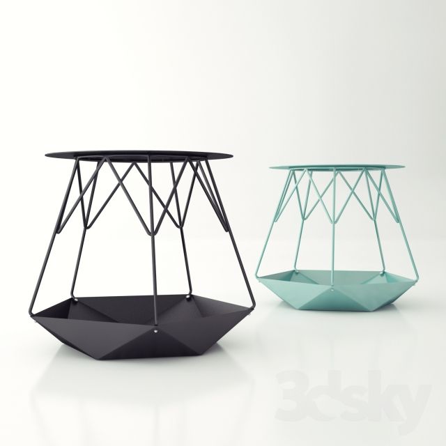 3d models: Table - Coffee table KRATER | Minimalist furniture .