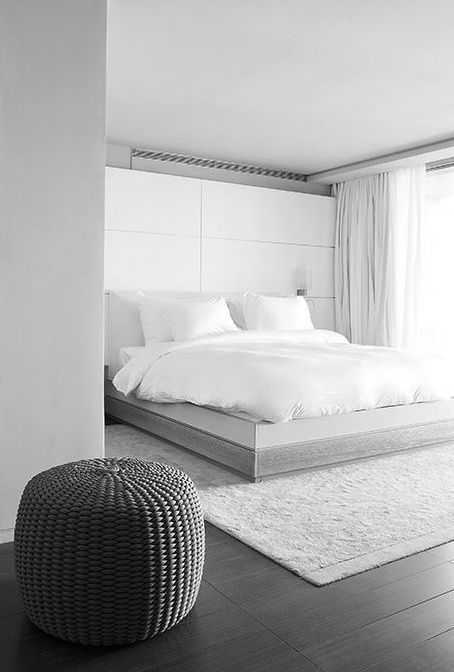 stylish-minimalist-bedroom-design-ideas-5. | White bedroom design .