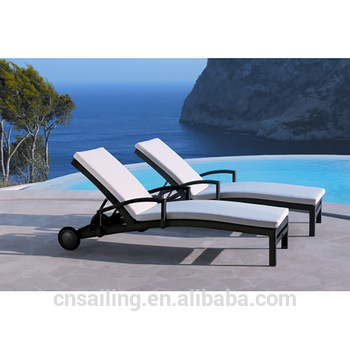 Lightweight Portable Sun Lounger Poolside Lounge Chair Chaise .