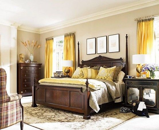 Sunny Yellow Accents In Bedrooms – 49 Stylish Ideas | Yellow .