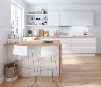 38+ Super Ideas For Kitchen White Design Modern Woods | Kitchen .
