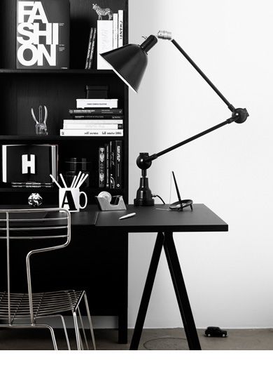 Table light #workspace study room desk furniture, home office .