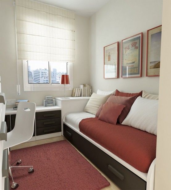 50 Thoughtful Teenage Bedroom Layouts | DigsDigs | Small bedroom .