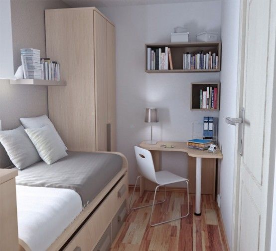 55 Thoughtful Teenage Bedroom Layouts | Decorar habitacion pequeña .