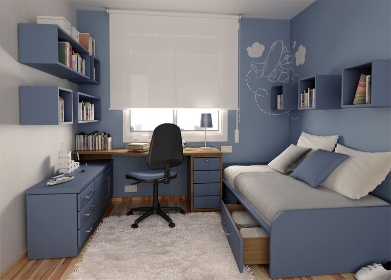 50 Thoughtful Teenage Bedroom Layouts | DigsDigs | Remodel bedroom .