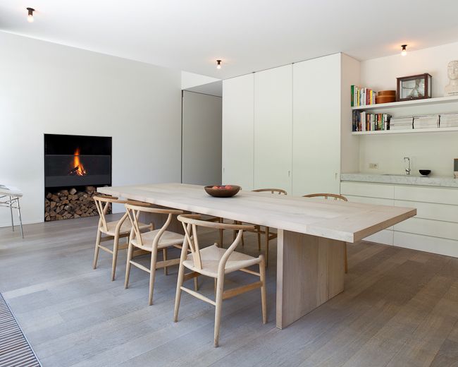 31 Timeless Minimalist Dining Rooms And Spaces | Arredamento d .