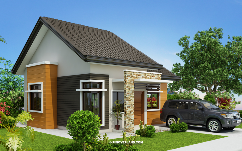 MyHousePlanShop: Small House Plan Designed For Just 60 Square Mete