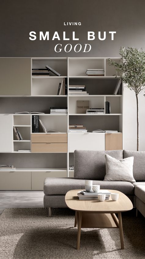 DON'T LIVE SMALL. LIVE SMART. in 2020 | Space saving furniture .