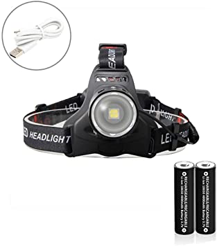 Amazon.com : NeeXiu Headlamp 8000 Lumens LED Head Torch Zooomable .