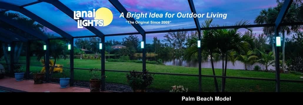 Florida Lanai Lights | LED | Pool Enclosure Lights | Pathway Lig