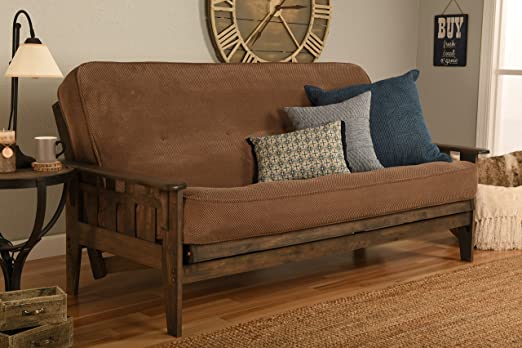 Amazon.com: Kodiak Furniture Tucson Full Size Futon Set In Rustic .
