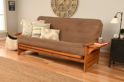 Amazon.com: Kodiak Furniture Phoenix Futon Set with Marmont Mocha .