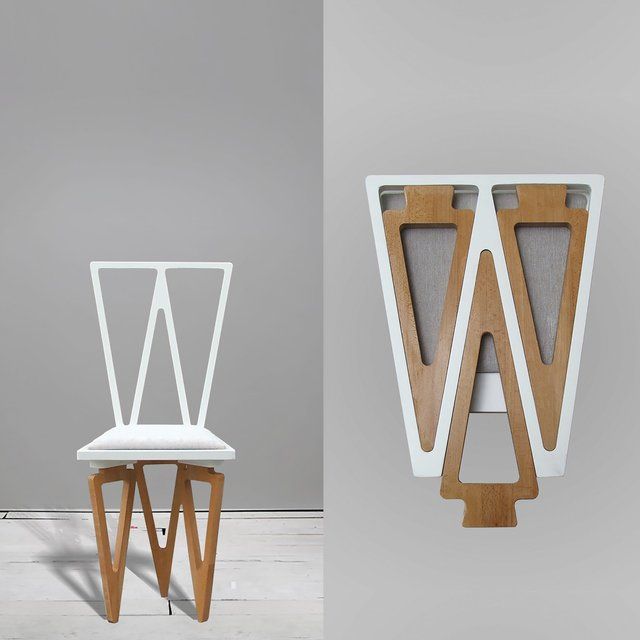 Fancy | Triangle Solid Wood Folding Chair More | Sillas diseño .