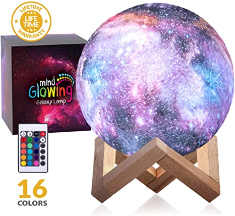 3D Galaxy Moon Lamp by Mind-glowing - Cool Kids Galaxy Moon Night .