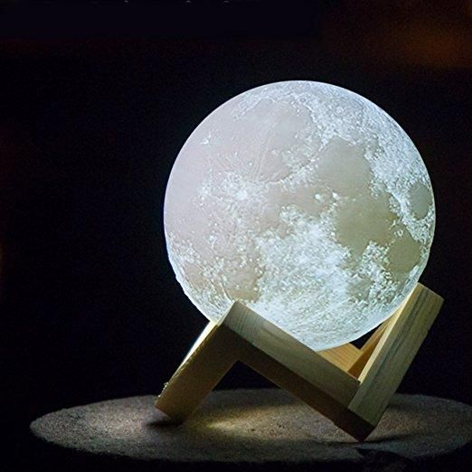 3D Moon Lamp LED Light Home Decoration, Unique Design For Bedroom .