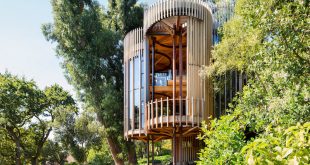 A Modern Treehouse Residence Made Of Four Cylindrical Towe