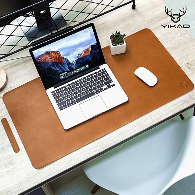 Yikda Extended Leather Gaming Mouse Pad/Mat, Large Office Writing .