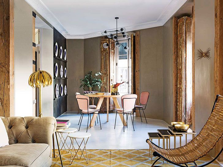 Modern apartment with vintage accents in Madrid | Beautiful .