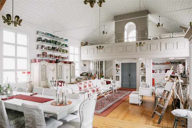 Vintage-Styled Scandinavian Home From An Old Church - DigsDi