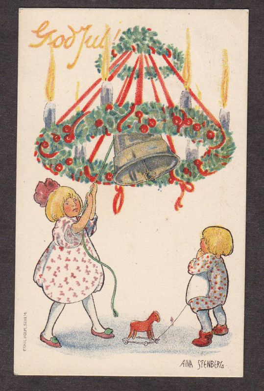 Swedish Xmas | Vintage christmas cards, Danish christmas .