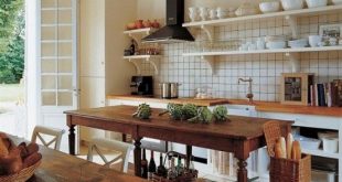 28 Vintage Wooden Kitchen Island Designs | DigsDigs | Traditional .
