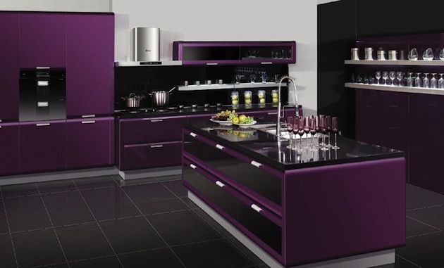 purple kitchen...OMG I love this!!! | Purple kitchen, Kitchen .