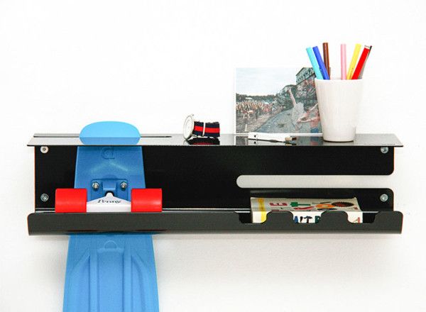 A Wall-Mounted Rack to Proudly Display Your Skateboard | Frozen .