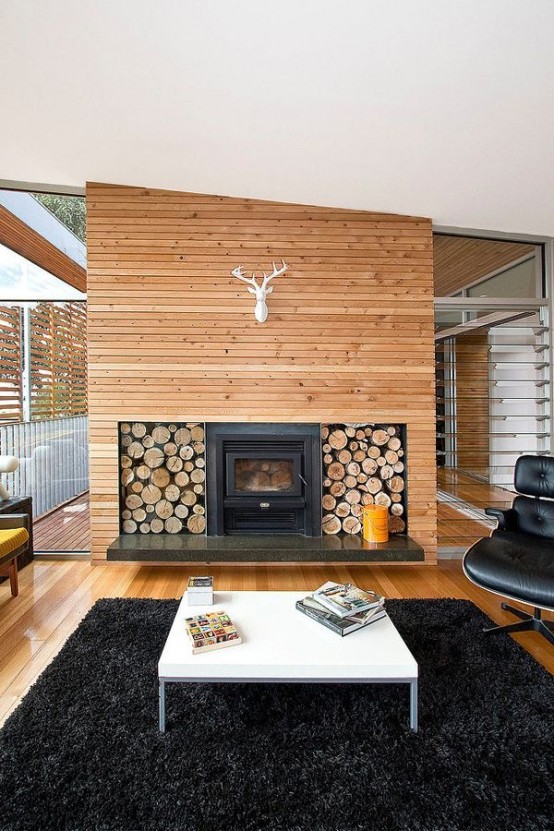 22 Wood-Clad Interior Ideas To Warm Up In The Winter - DigsDi