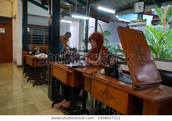 Yogyakarta Indonesia Ca 2019 Work Space Stock Photo (Edit Now .