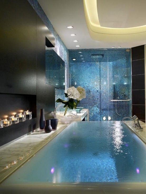Your Relaxation Oasis: 40 Home Spa Bathroom Designs | Dream house .
