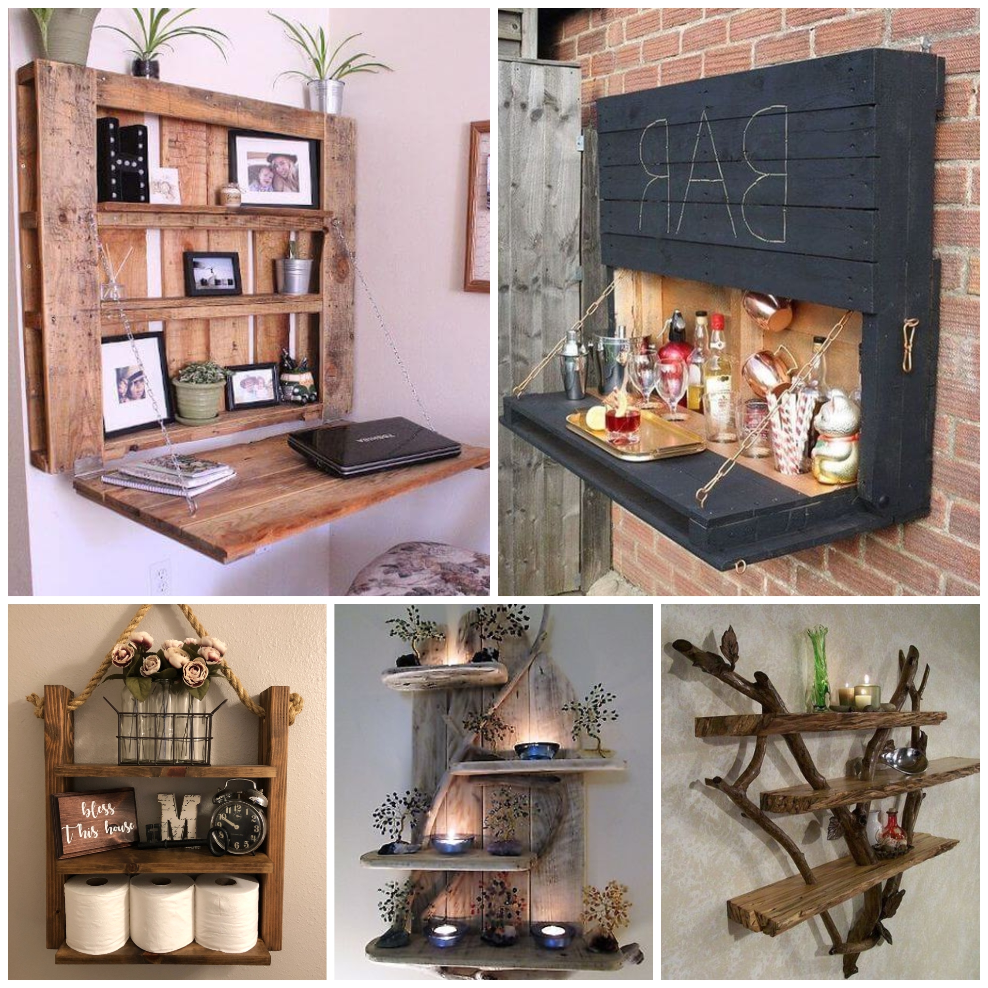 Woodworking Project Ideas – Diy Pallet Shelves