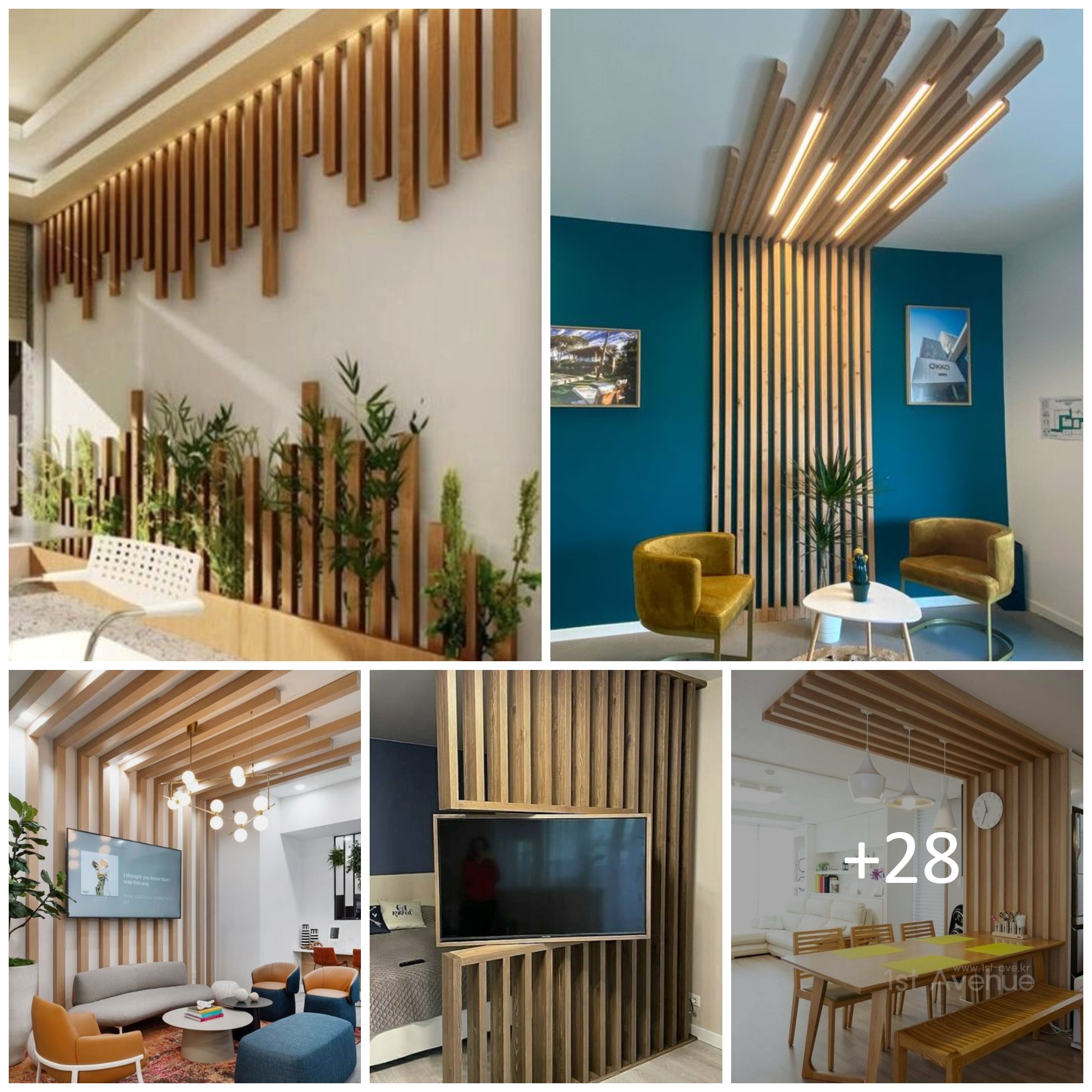 Wood Slat Accent Walls: Trendy and Timeless